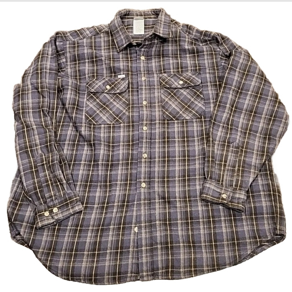 Vintage Carhartt Flannel Made in USA Men's 3XL